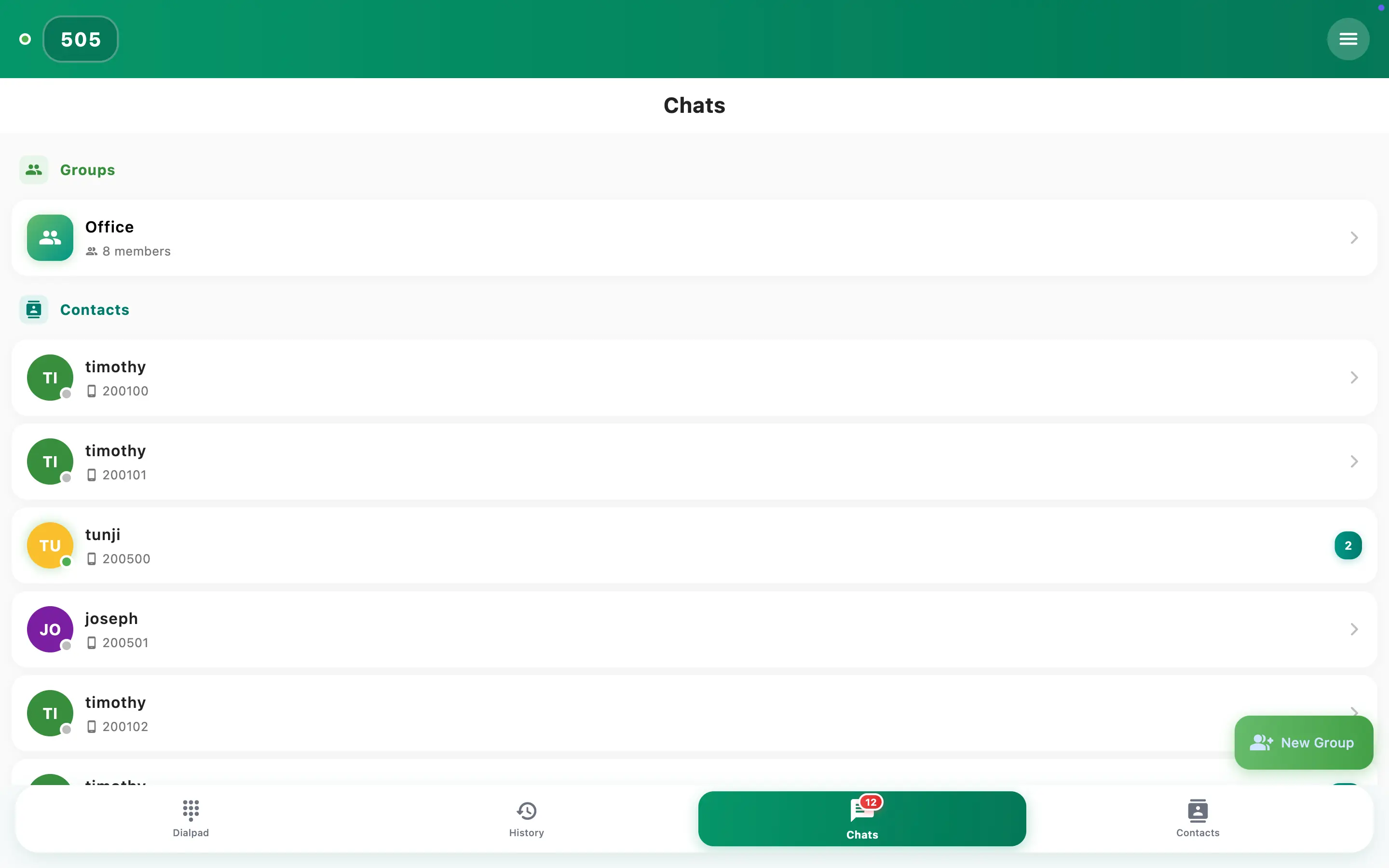 Team Chats